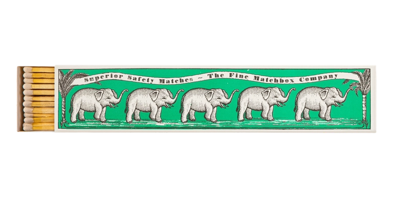 Fiammiferi Lunghi - Green Elephants