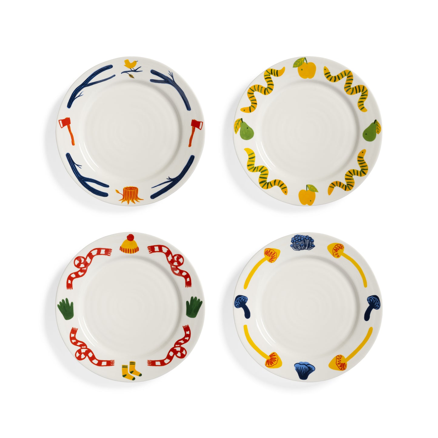 Set 4 piatti piani