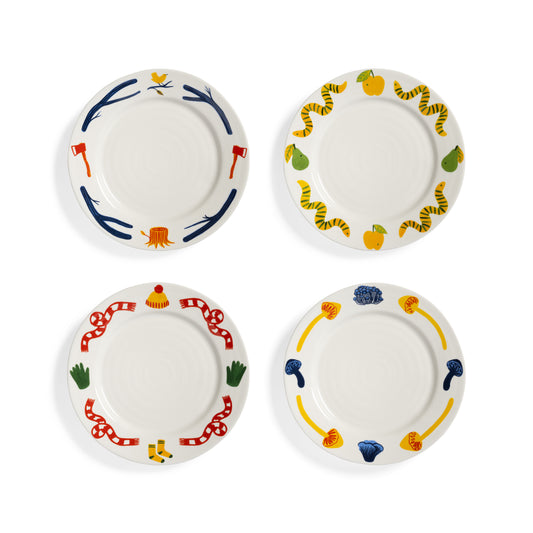 Set 4 piatti piani