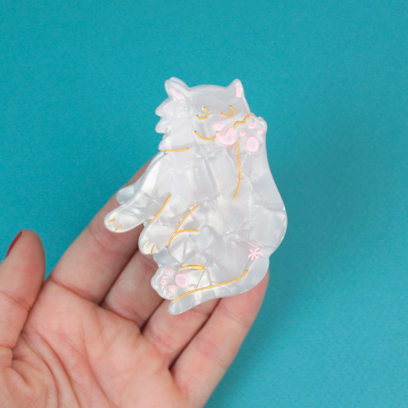 Molletta per i capelli - White Cat