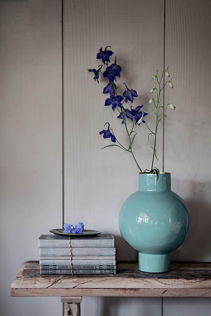 Vase - Dark Pink Metal