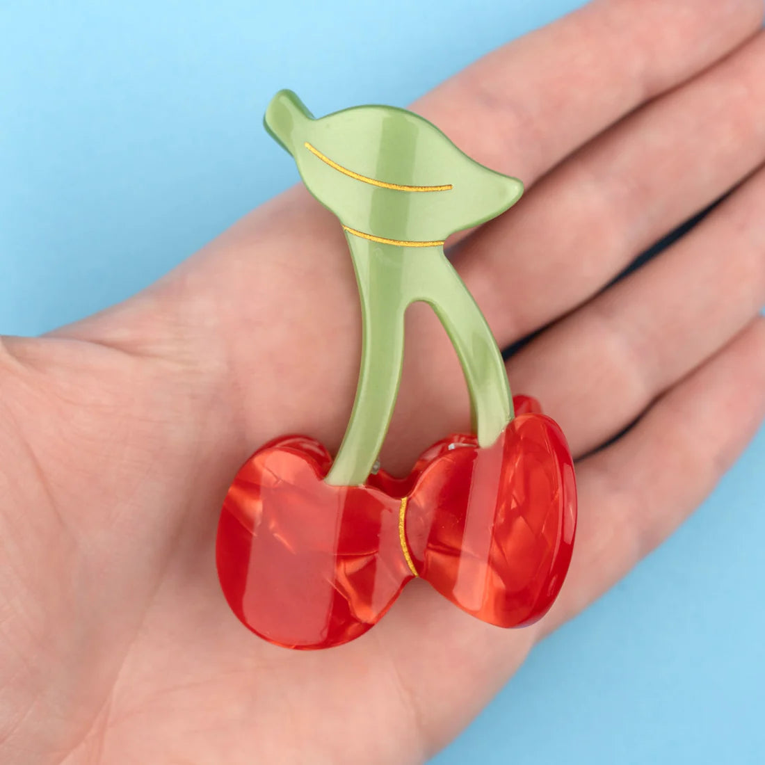 Molletta per i capelli - Ciliegie