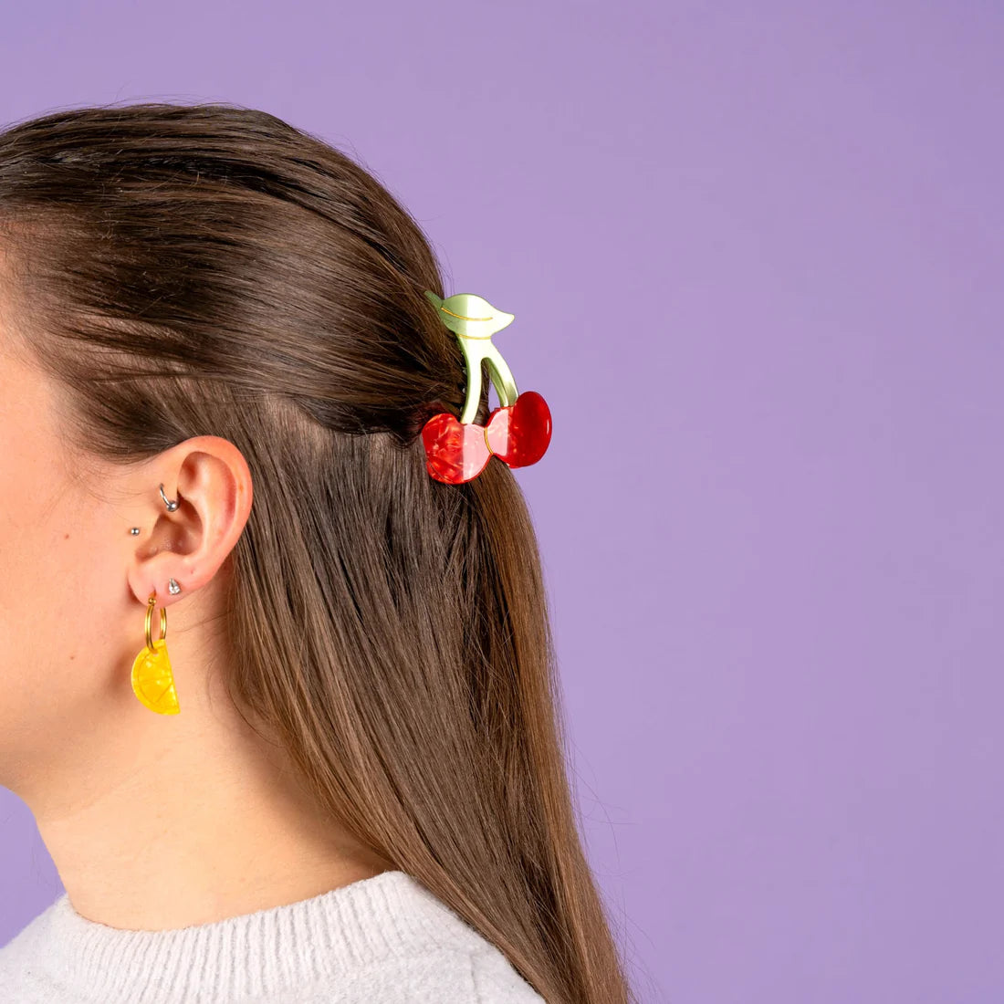 Molletta per i capelli - Ciliegie