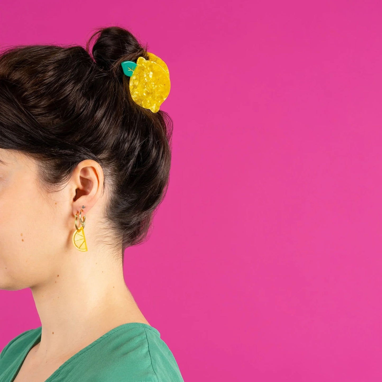 Molletta per i capelli - Limone