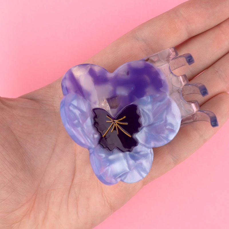 Molletta per i capelli - Viola del pensiero
