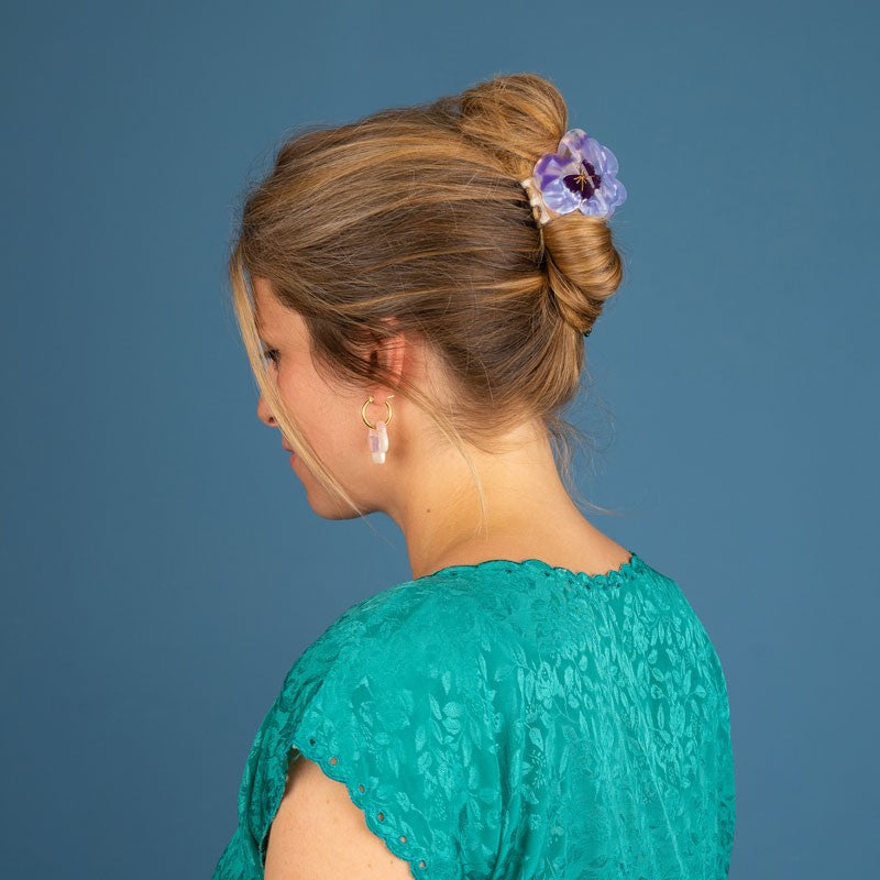 Molletta per i capelli - Viola del pensiero