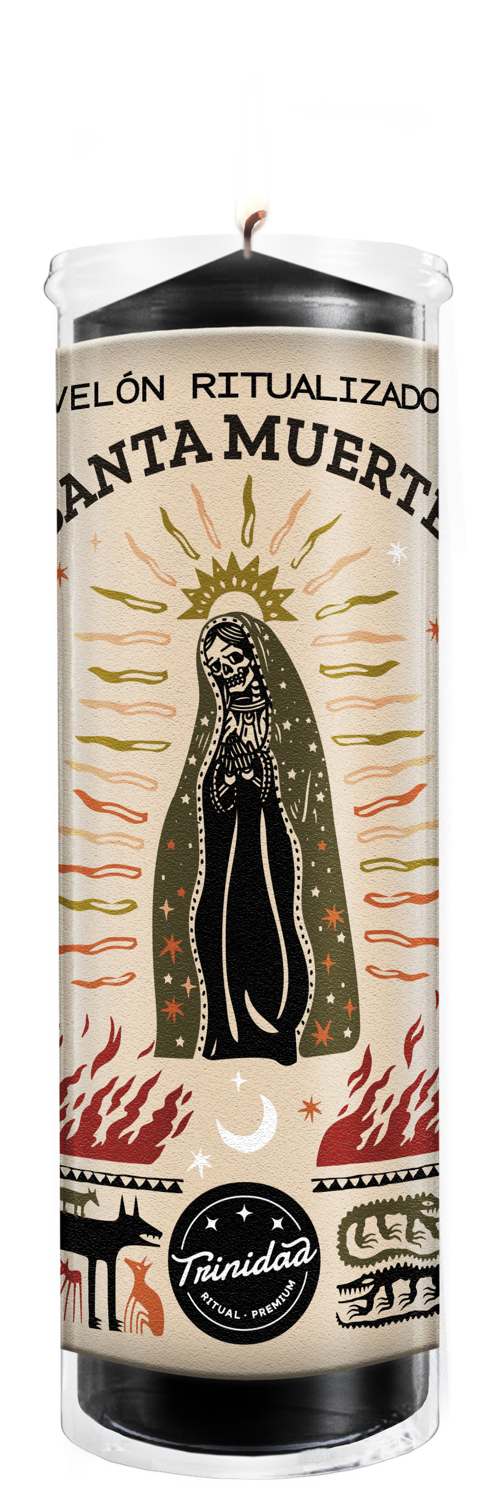 Candela Ritualizzata - Santa Muerte