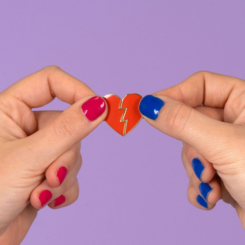 Spilla Per Giacca di Jeans - Heart Pin