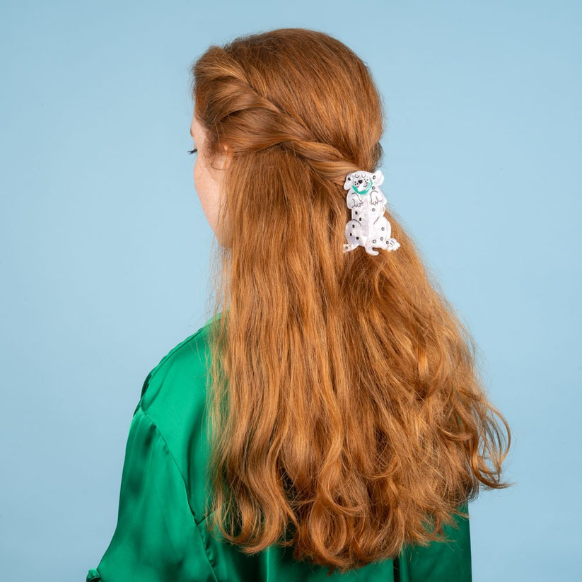 Hair clip - Dalmatian Hair Claw