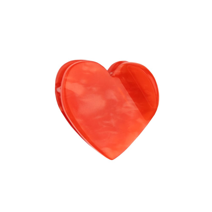 Molletta per i capelli - mini Cuore Rosso