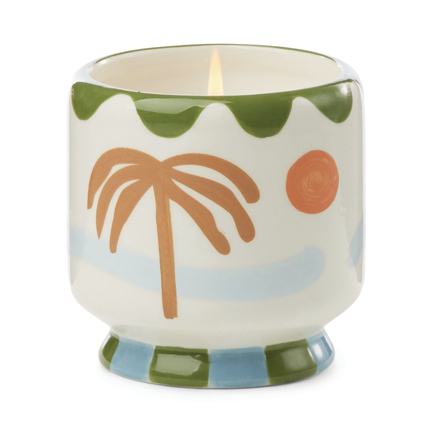 Candela Lush Palms - Melone, Violetta e Legni