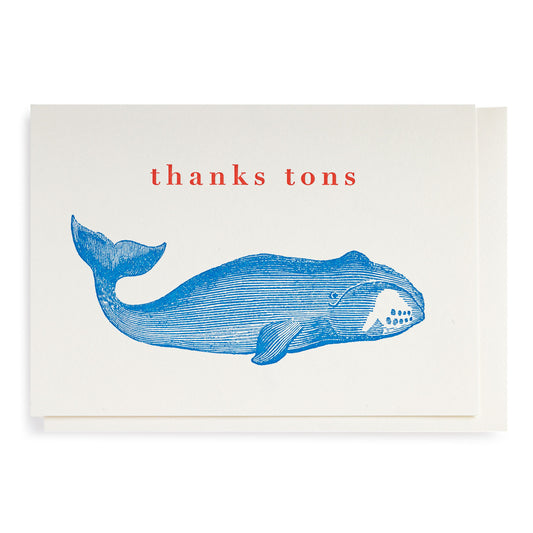 Biglietto d'auguri - Thanks Tons
