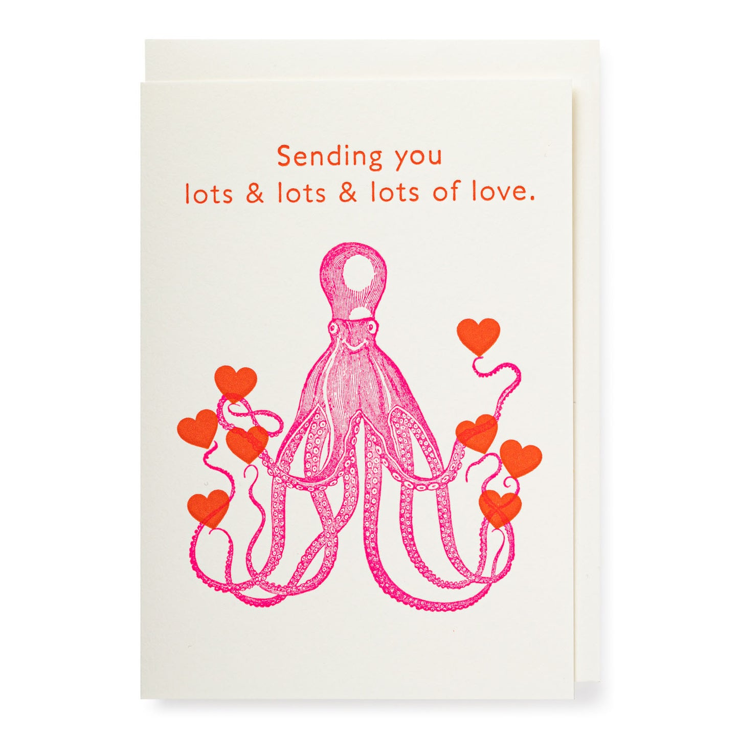 Biglietto d'auguri - Octopus & hearts