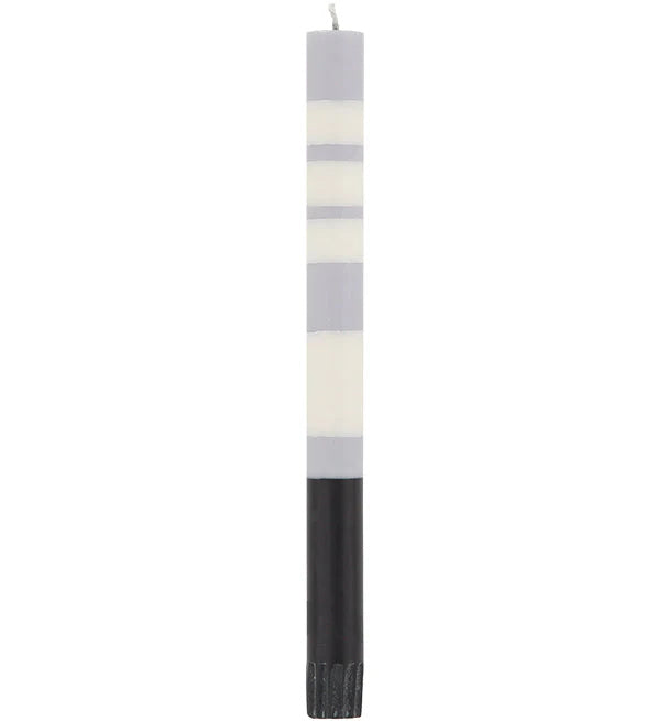 Candela Rigata - JJet Black, Pearl White & Dove Grey