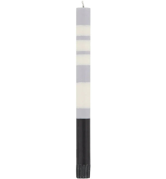 Candela Rigata - JJet Black, Pearl White & Dove Grey