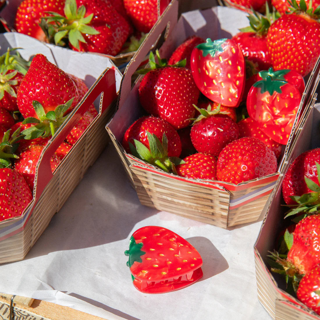 Molletta per i capelli - Mini Fragola