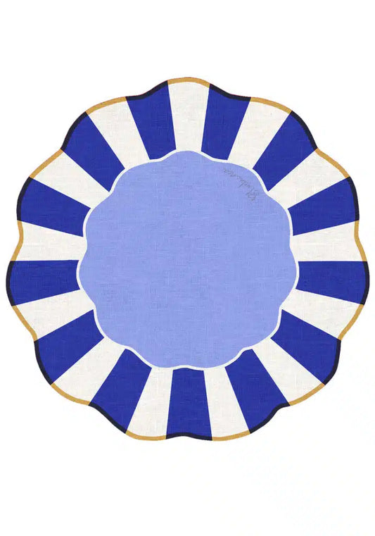 Tovaglietta da Colazione Tonde - Rimini col. Blu