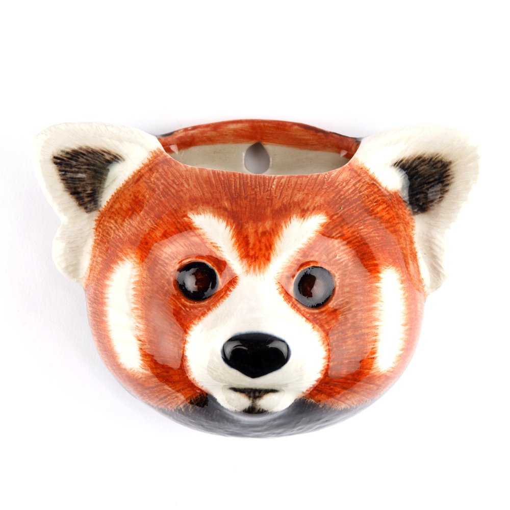 Vaso da muro - Panda Rosso