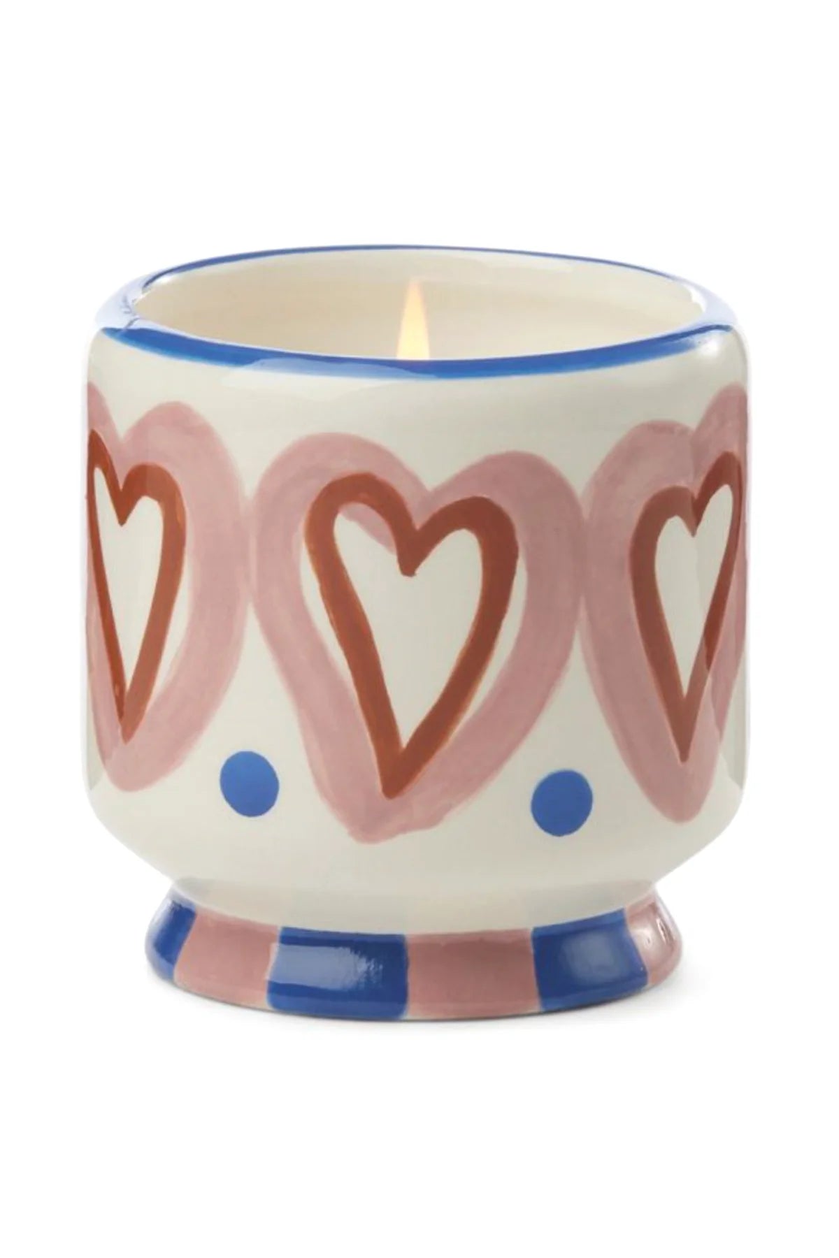 Candela Hearts - Legno di Rosa e Vaniglia