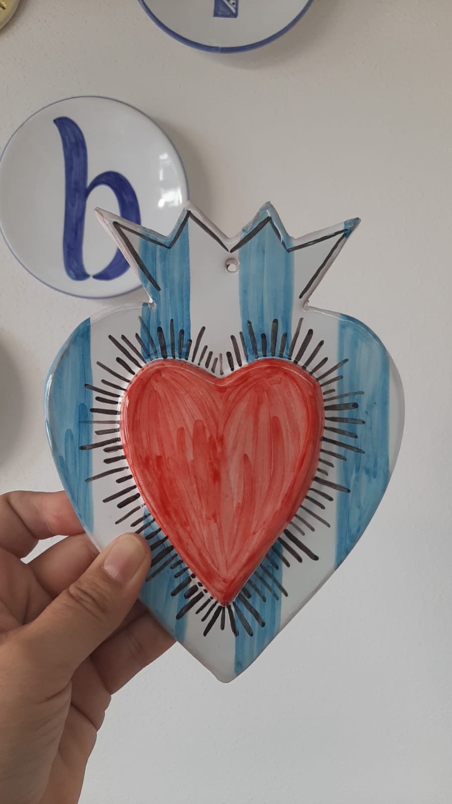 DECORAZIONE CERAMICA - Il Cuore Sacro