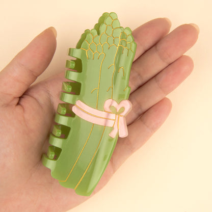 Molletta per i capelli - Asparagi