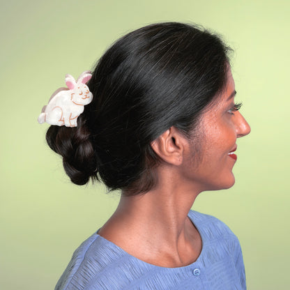 Molletta per i capelli - Coniglio