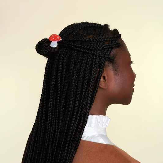 Molletta per i capelli - Fungo mini