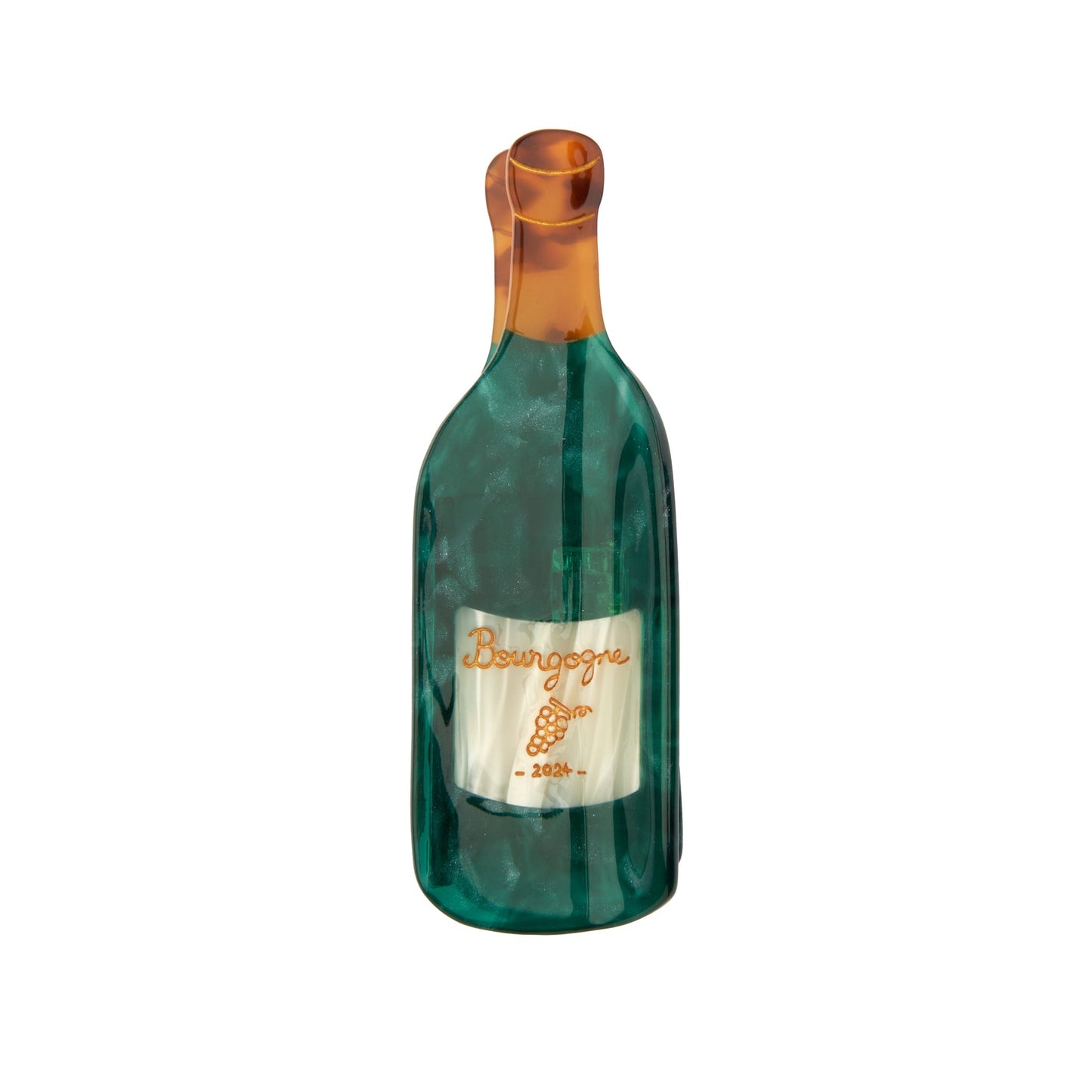 Molletta per i capelli - Bottiglia di Vino