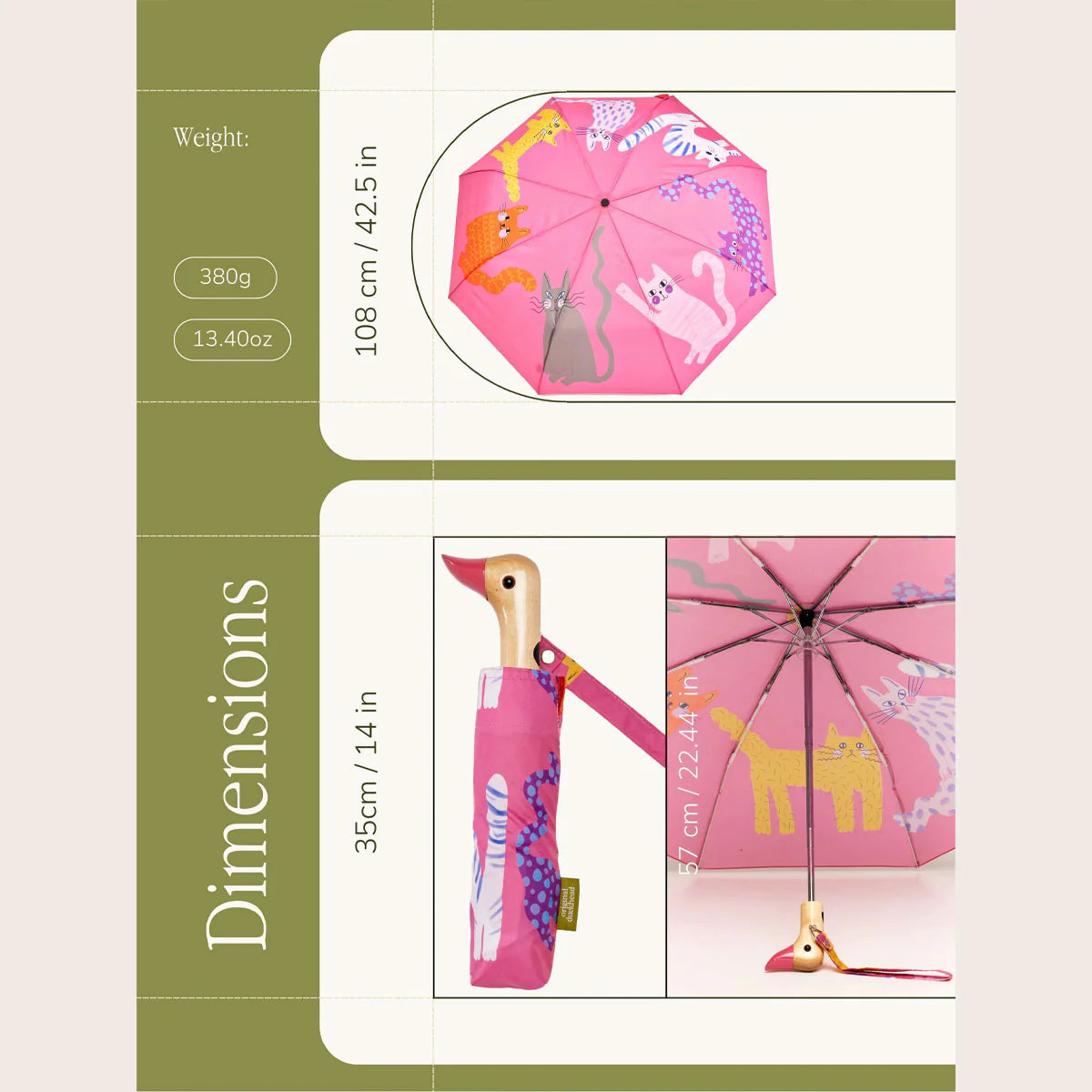 Original Duckhead - Fuchsia Arty Cats