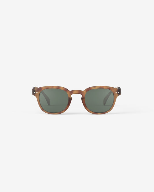 Occhiali da Sole #C- Havana lente verde