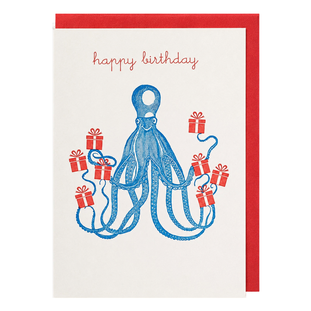 Biglietto d'auguri - Octopus