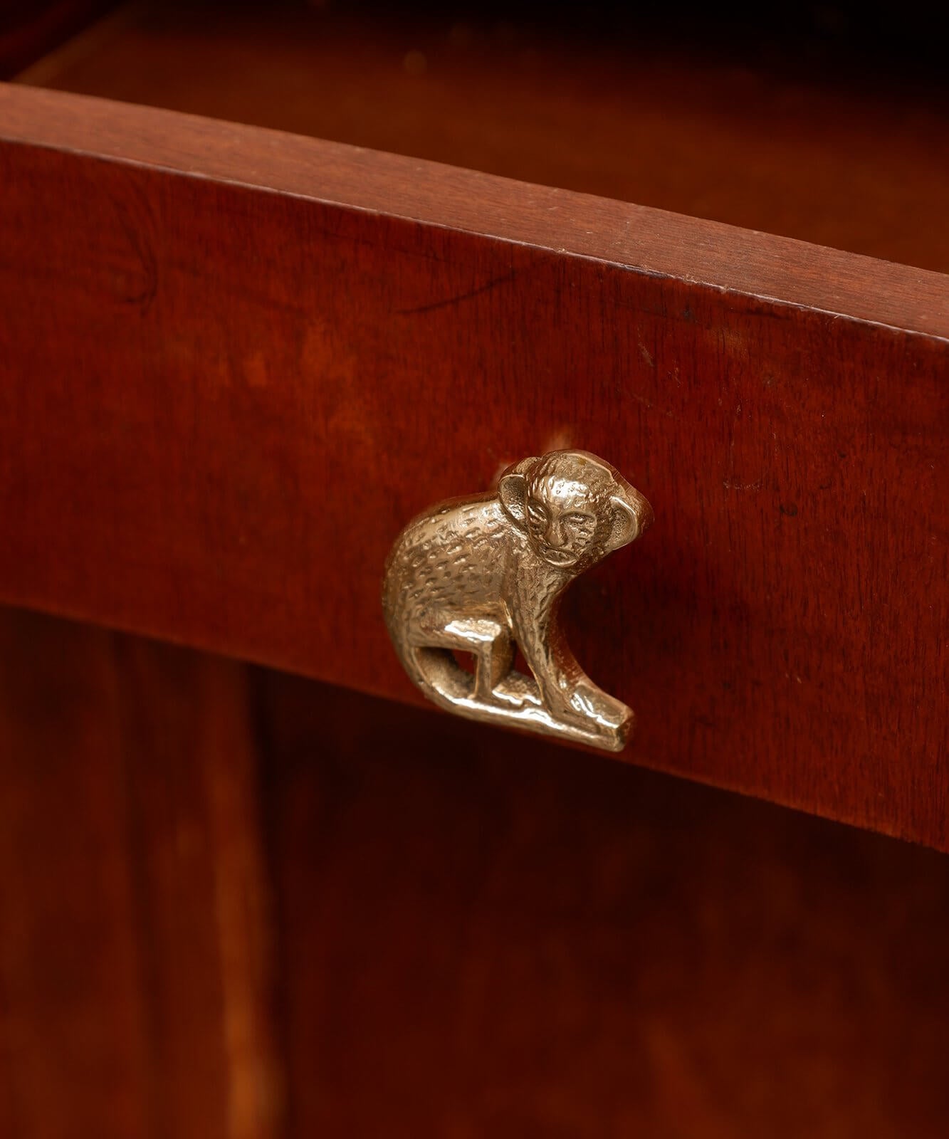 Pomello ottone Scimmia