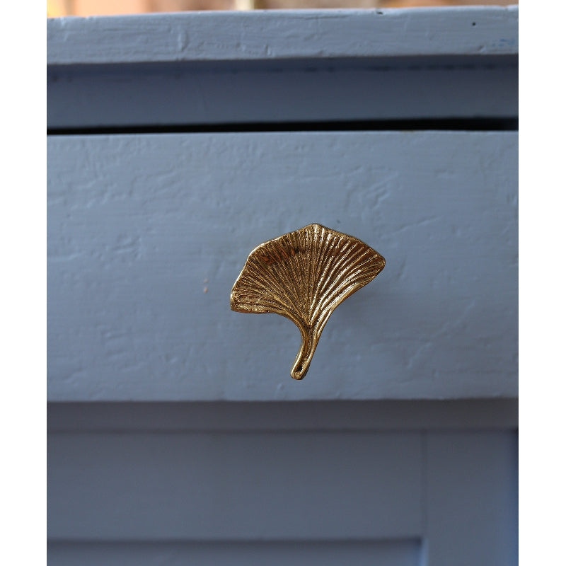 Ginko brass knob