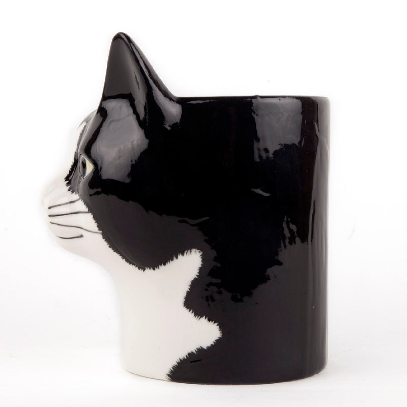 Black and White Cat Pen Holder