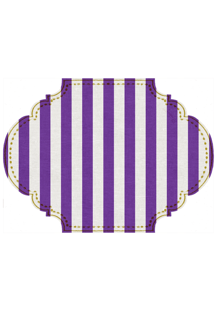 Tovaglietta da Colazione Ovali - Portofino Viola