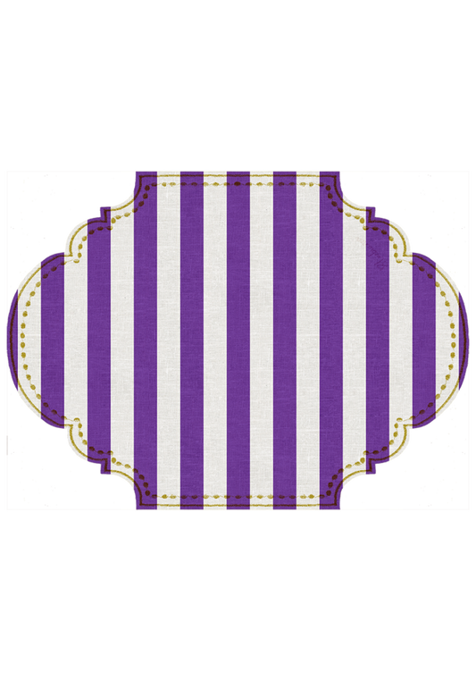 Tovaglietta da Colazione Ovali - Portofino Viola