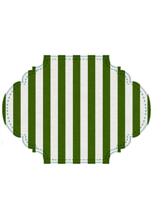 Tovaglietta da Colazione Ovali - Portofino Verde