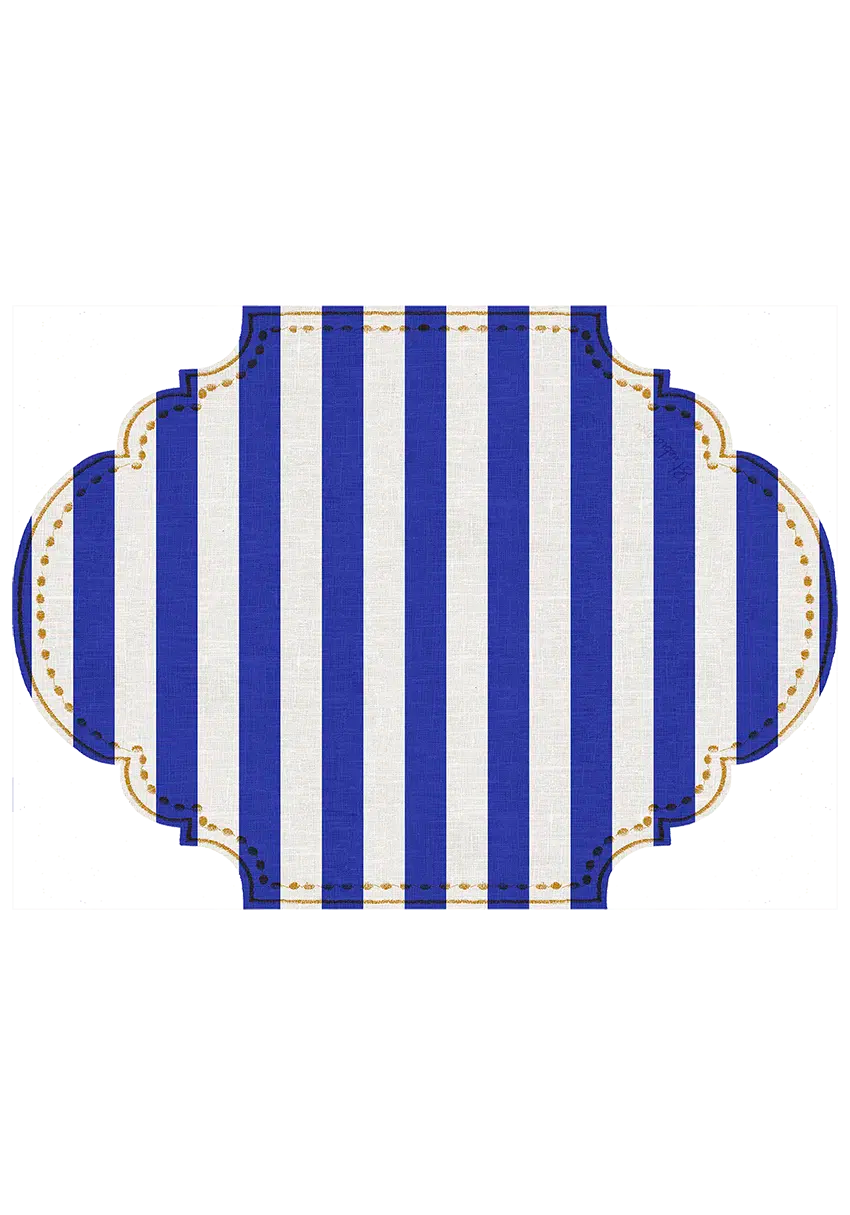 Tovaglietta da Colazione Ovali - Portofino Blu