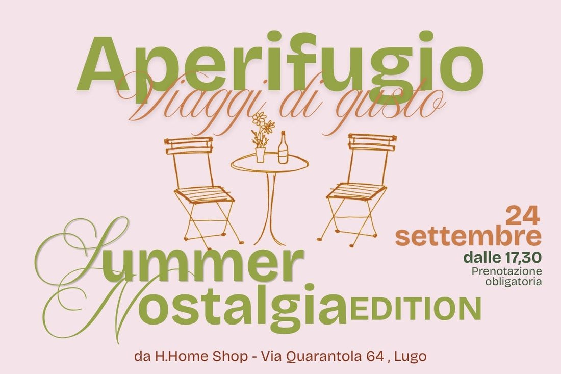 Un Aperifugio per salutare l'estate
