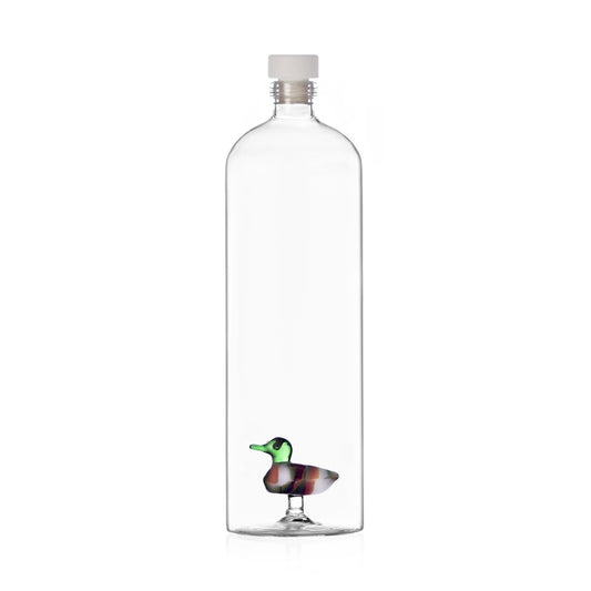 Desert Plant Bottle with Green Cactus by Alessandra Baldereschi