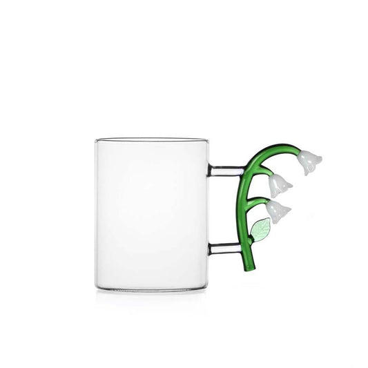 Tazza Botanica - white flower mug by Alessandra Baldereschi