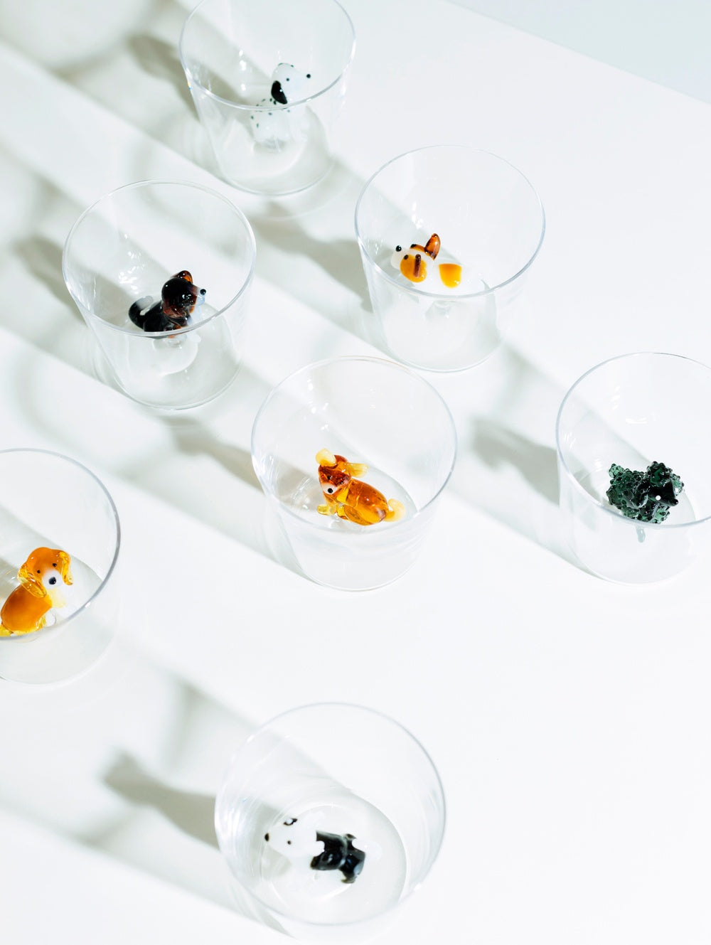 Animal farm duck glass