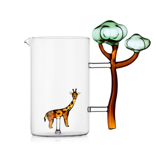 Brocca Savannah - Giraffa e Baobab by Alessandra Baldereschi