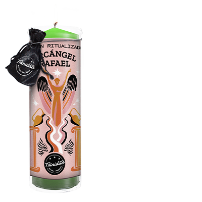 Candela ritualizzata - Arcangelo Raffaele
