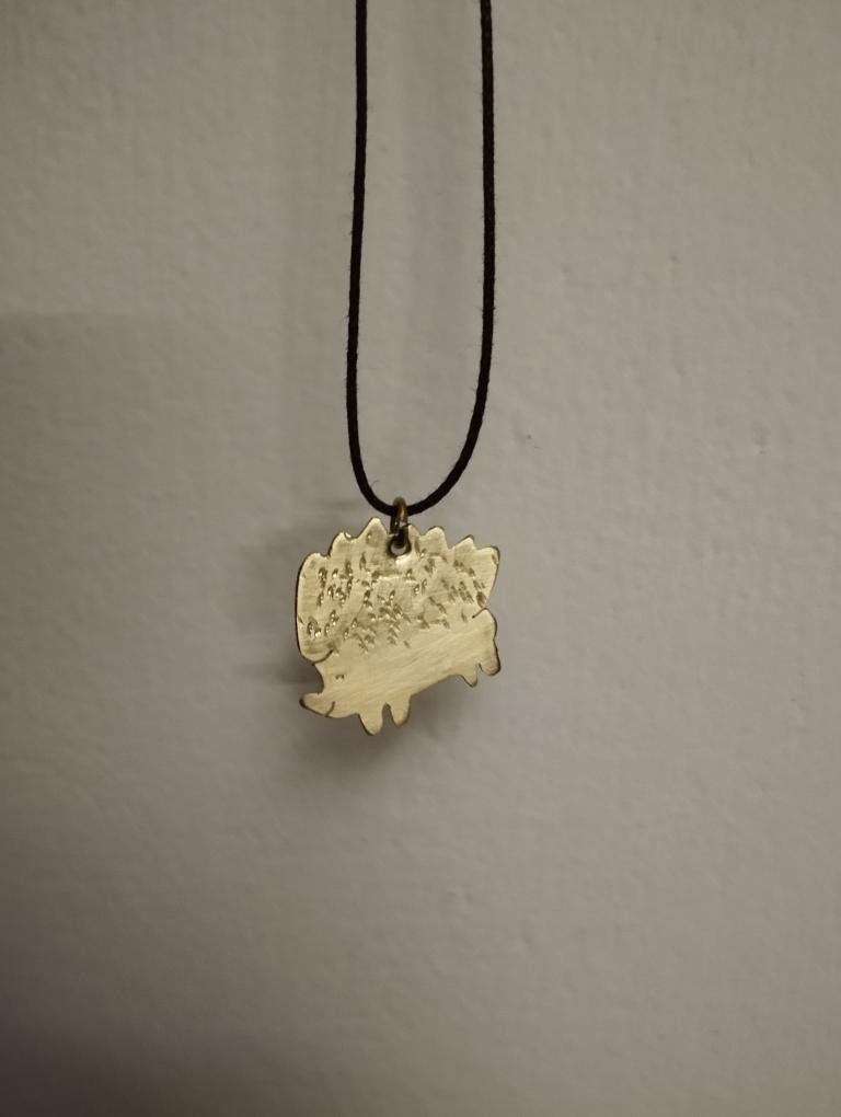 CIONDOLO IN OTTONE - tecnica base di lavorazione lamina