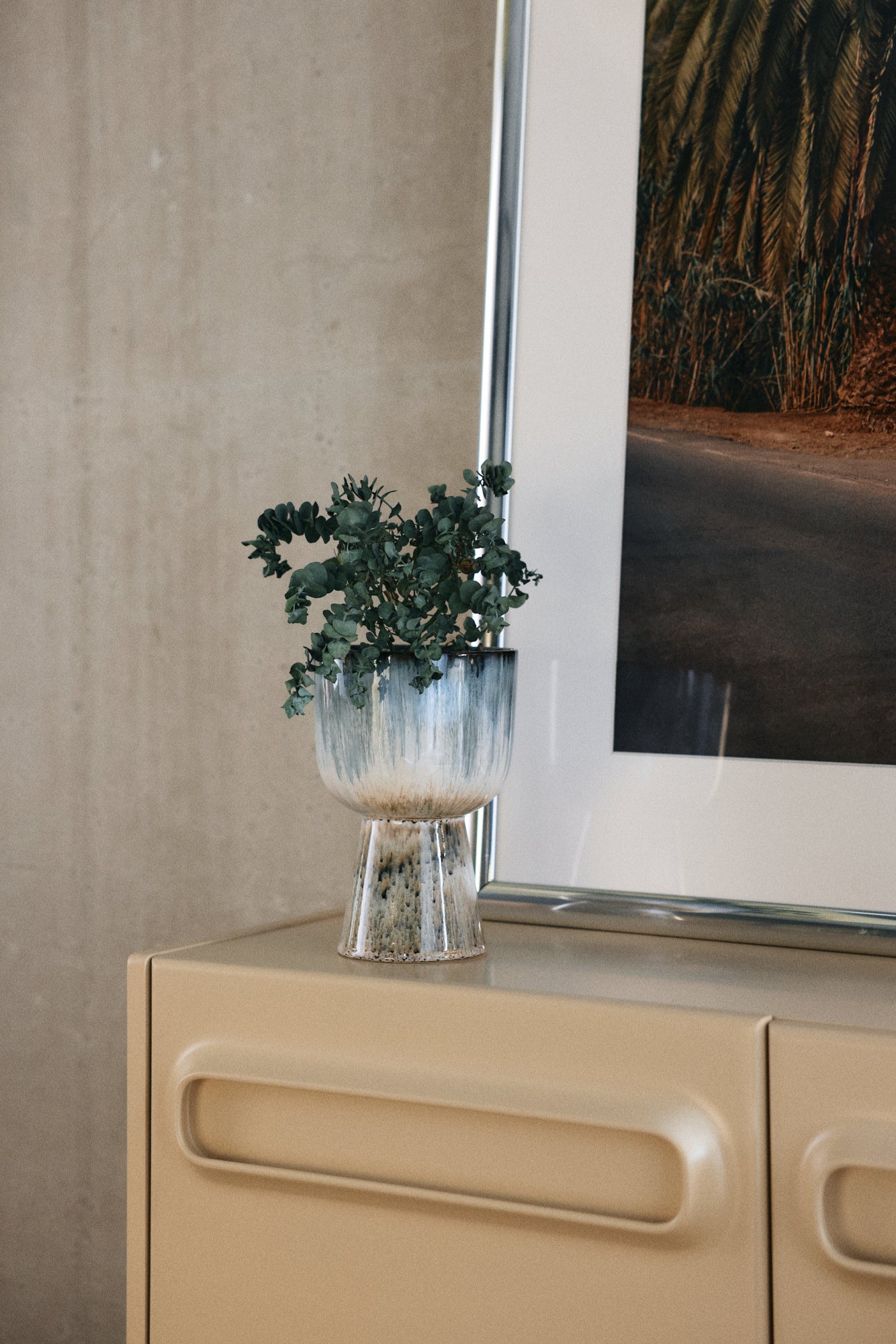 Vaso Azzurro 70s ceramics - Glacier