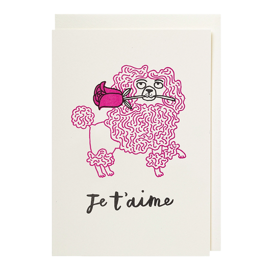 Biglietto d'auguri - Je t'aime