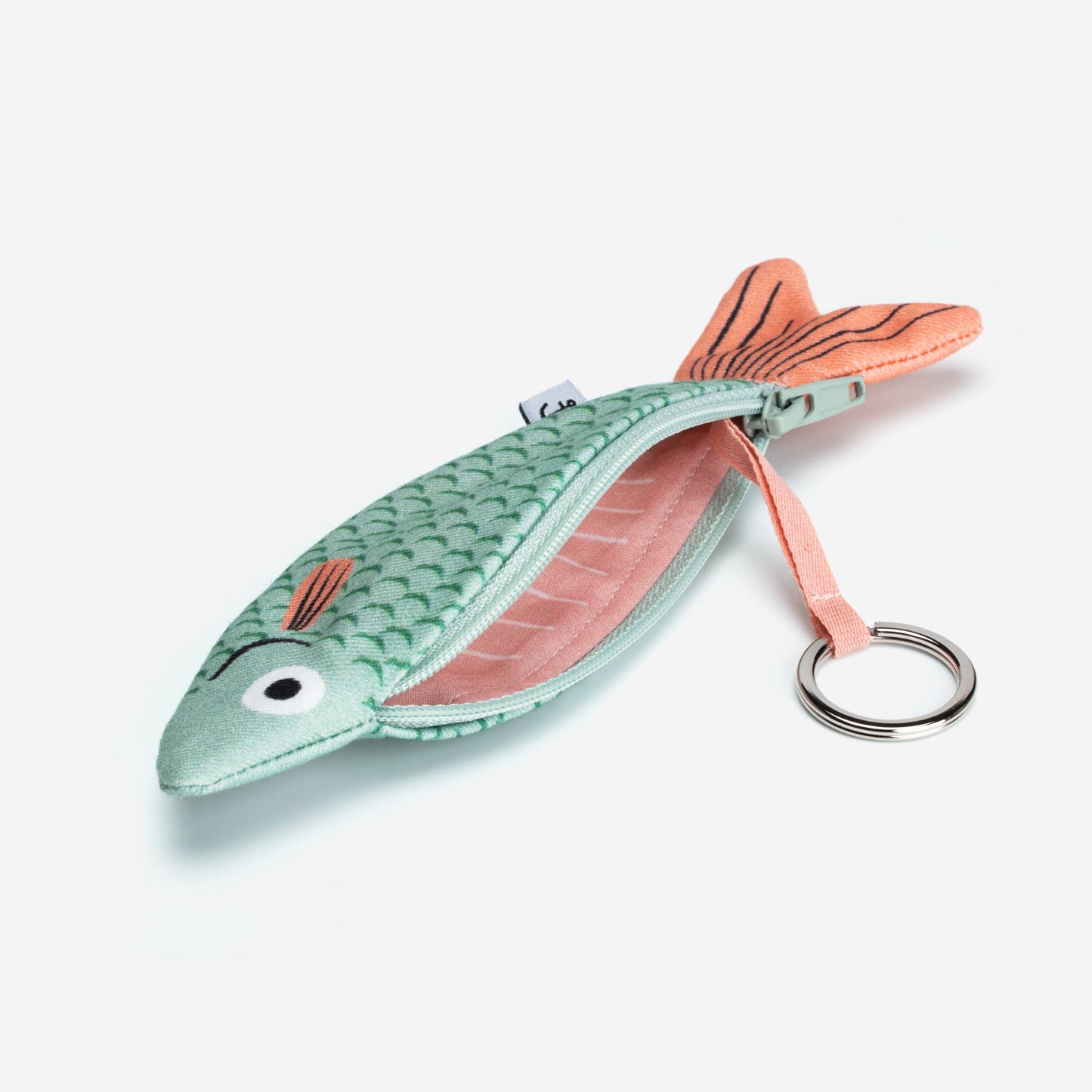 Cardenal mint pencil case / key ring: Key ring