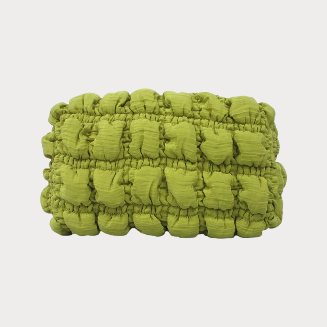 Cosmetic Bag L - Quilted Verde Lime