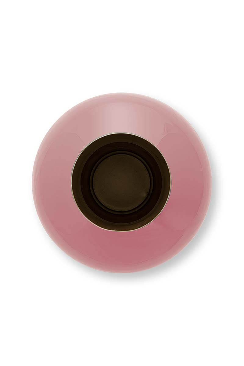 Vase - Dark Pink Metal 